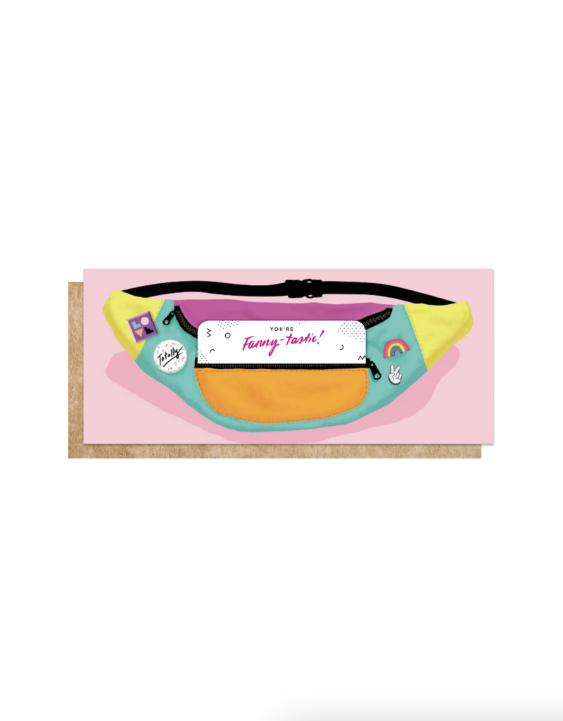 Inklings Paperie Fanny Pack Birthday Card