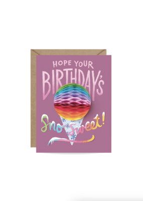 Inklings Paperie Pop up Snow Cone Birthday Card