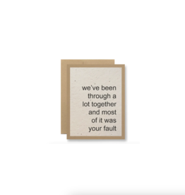 Seedy Cards Your Fault Card