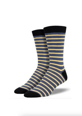 Bamboo Sailor Stripe Navy Gold