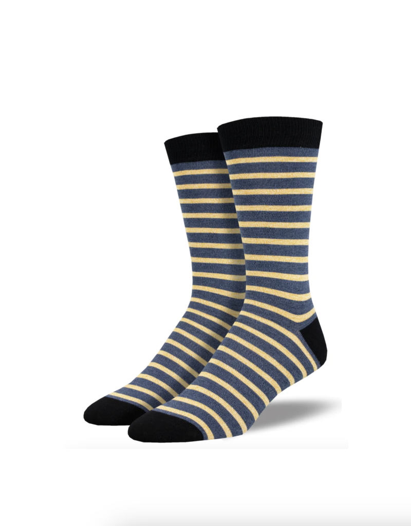Bamboo Sailor Stripe Navy Gold