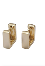 Mia Ava 16K Gold Filled 10mm Minimalist Cartilage Huggie Earrings
