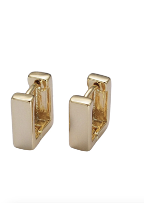 Mia Ava 16K Gold Filled 10mm Minimalist Cartilage Huggie Earrings