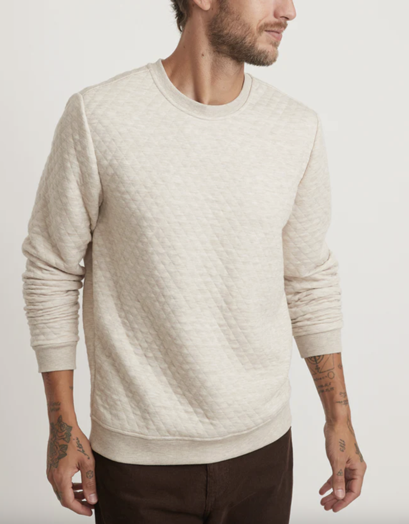 Quilted crewneck shop