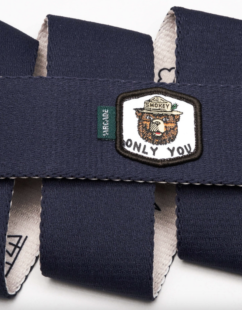 Arcade Belts Smokey Bear Geo Camp Navy