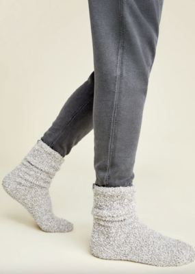 Barefoot Dreams M's Cozy Chic Heathered Socks