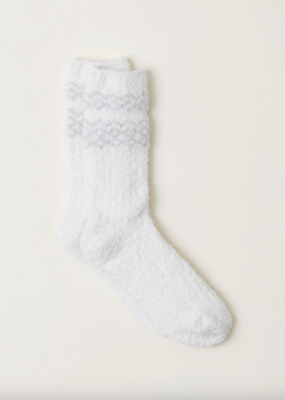 Barefoot Dreams Cozy Chic Nordic Socks, Stone Cream