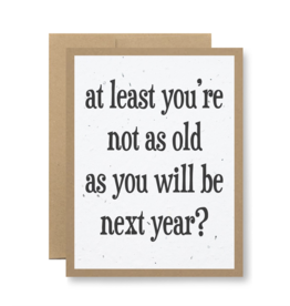 Seedy As Old As Next Year?