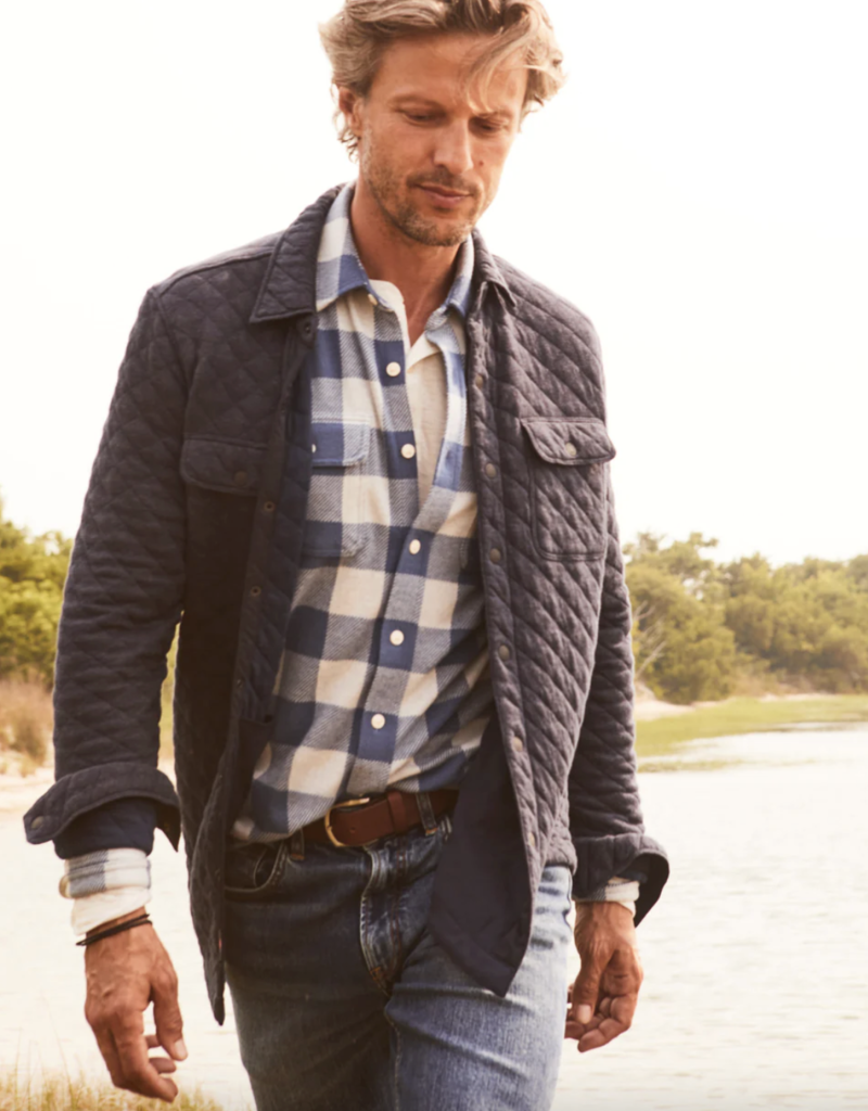 Faherty Epic Quilted Fleece CPO