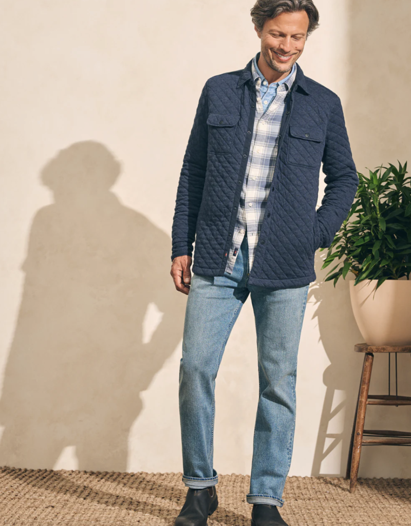 Faherty Epic Quilted Fleece CPO