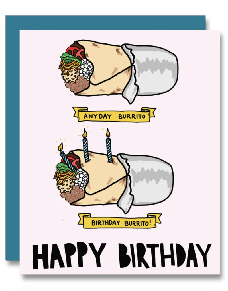 PapaLlama Burrito Birthday Card