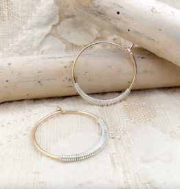 Pliers and String Helix Hoop S 14k Gold Fill