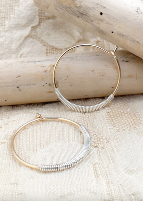 Pliers and String Helix Hoop S 14k Gold Fill
