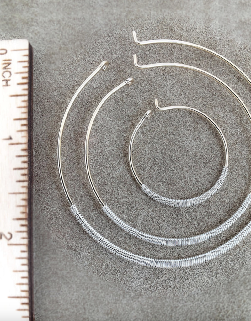 Pliers and String Helix Hoop S 14k Gold Fill