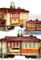 SF Cable Car Glass Mold Ornament