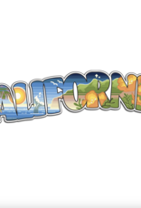 Retro California 9" Vinyl Sticker