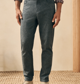 Faherty Knit Flannel 5 Pocket Pant