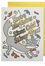 The Social Type Silver Fox Birthday Card