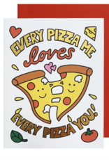 The Social Type Pizza Love Valentine's Day Card