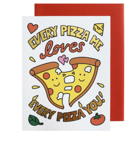 The Social Type Pizza Love Valentine's Day Card