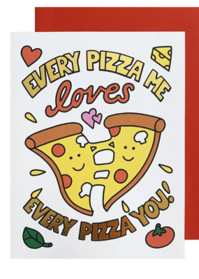 The Social Type Pizza Love Valentine's Day Card