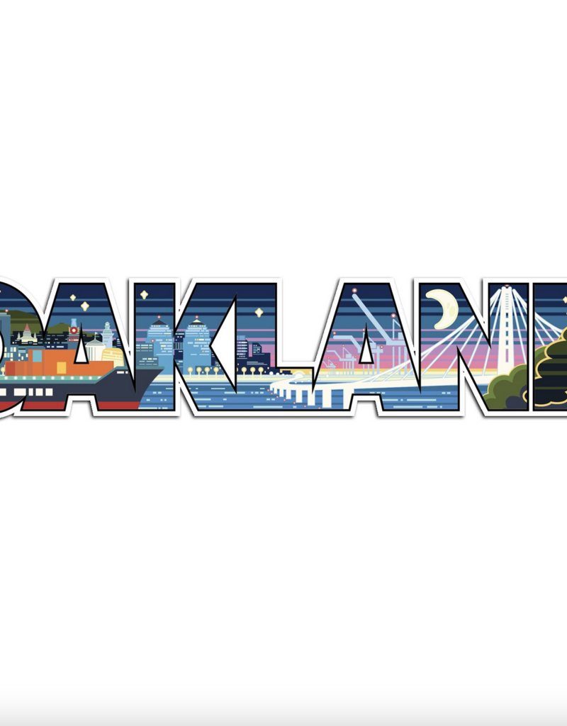 Oakland 9" Vinyl  Sticker