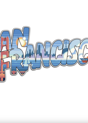 San Francisco 9" Vinyl Sticker