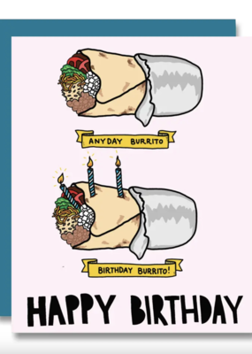 PapaLlama Birthday Burrito Card