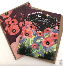 Cynla Beautiful Birthday Poppies