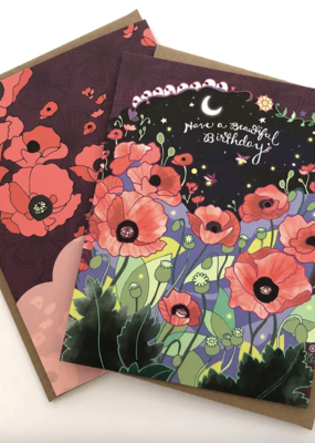 Cynla Beautiful Birthday Poppies