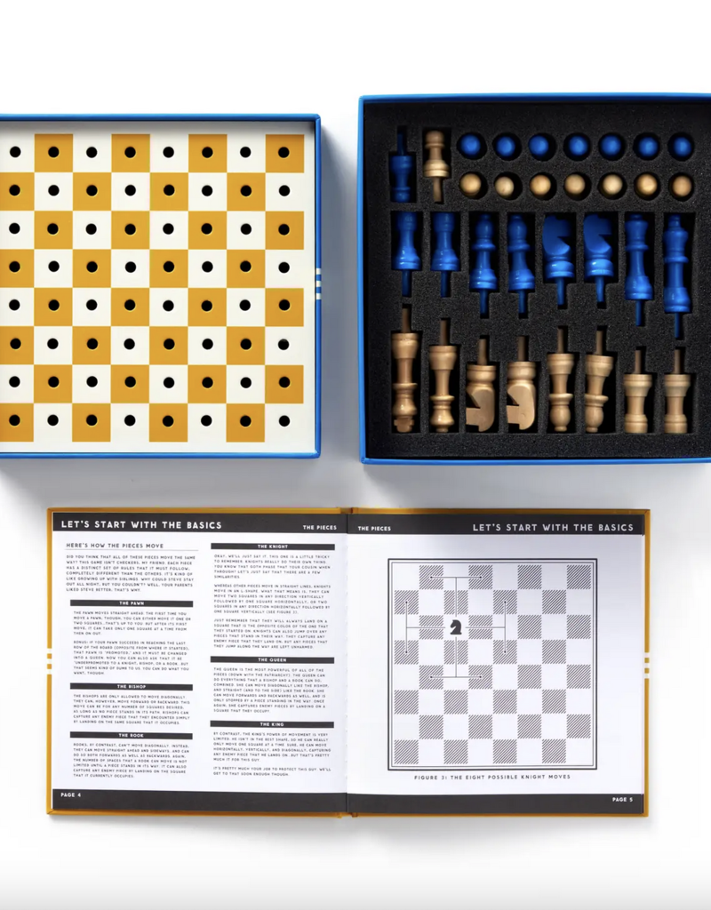 Brass Monkey Mini Chess Game Set