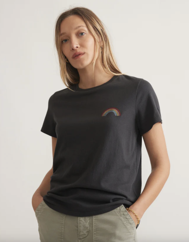 Marine Layer Easy Crew Tee Graphic Embroidery