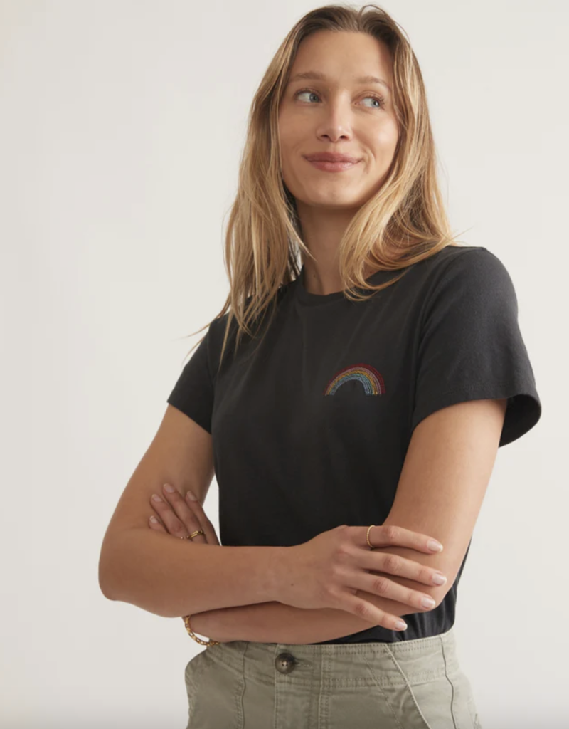 Marine Layer Easy Crew Tee Graphic Embroidery