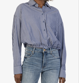 Kut from the Kloth Presley-Crop Button Down