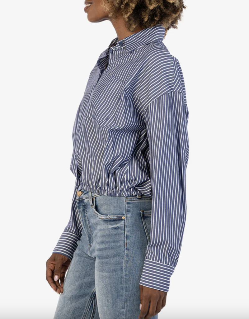 Kut Presley-Crop Button Down