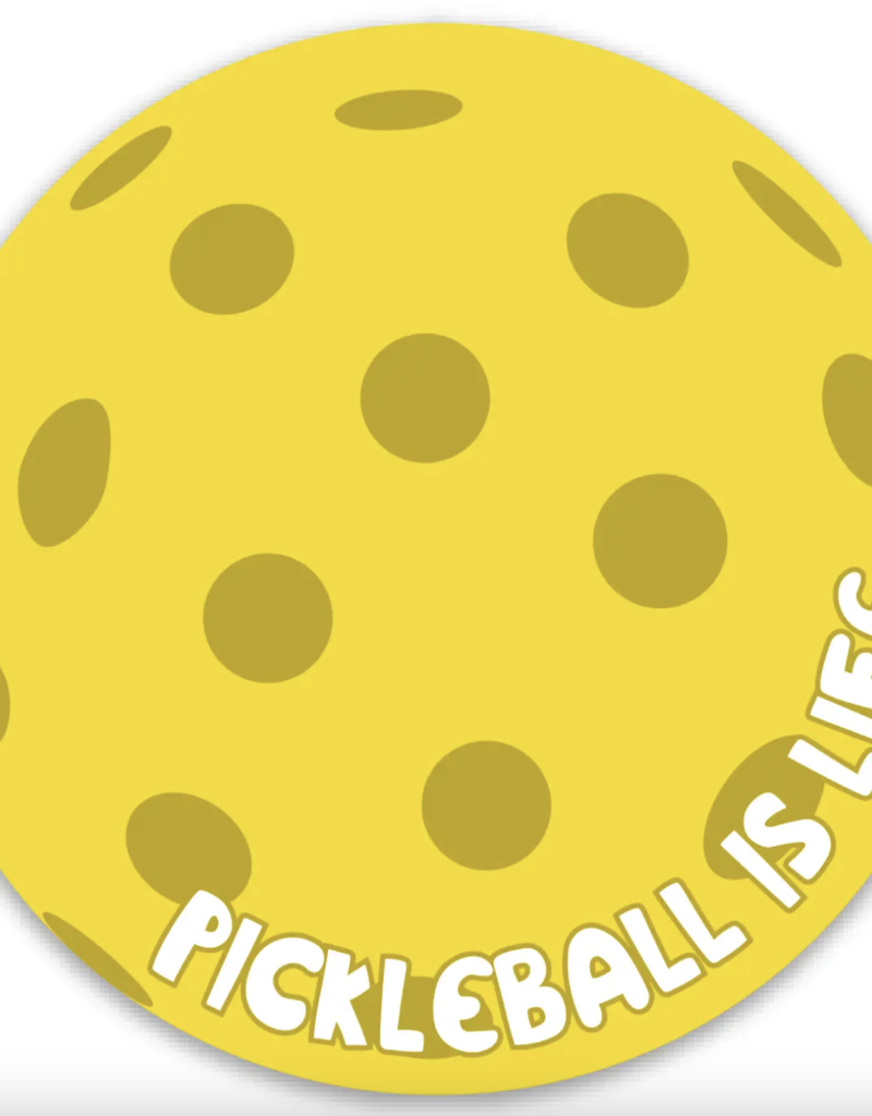 R is for Robo Pickleball is Life Sticker