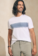 Faherty Surf Stripe Sunwashed Tee