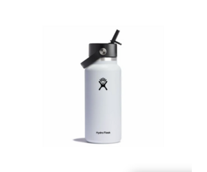 Straw Lid 32 Oz Kiwi Hydro Flask 32 Oz Wide Flex Straw Travel Bottle Coconut