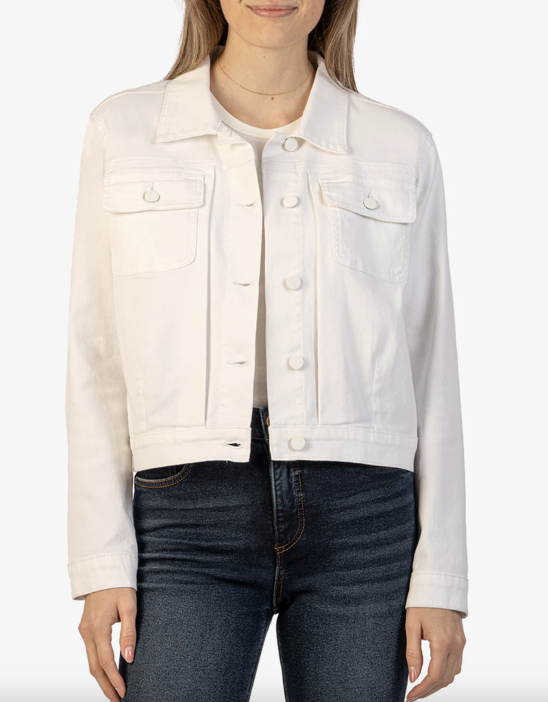 Kut from the Kloth Ada Crop Jacket Front Pleat
