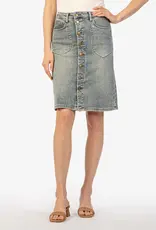 Kut from the Kloth Rose Skirt Button Front