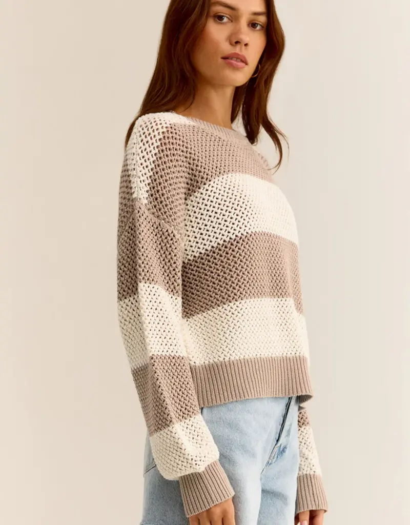 Z Supply Broadbeach Stripe Sweater