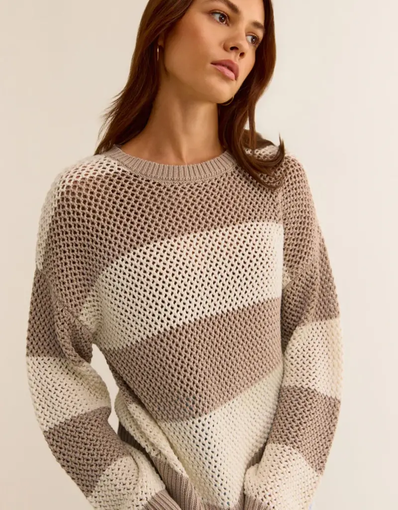 Z Supply Broadbeach Stripe Sweater