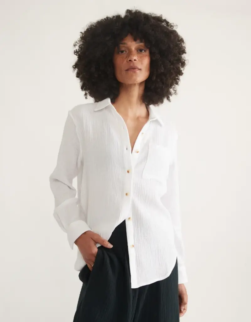 Marine Layer Abbey Double Cloth Button Down
