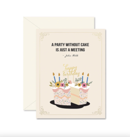 Ginger P. Designs Party Without Cake Birthday Card