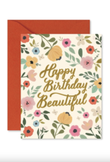 Ginger P. Designs Happy Birthday Beautiful Greeting Card