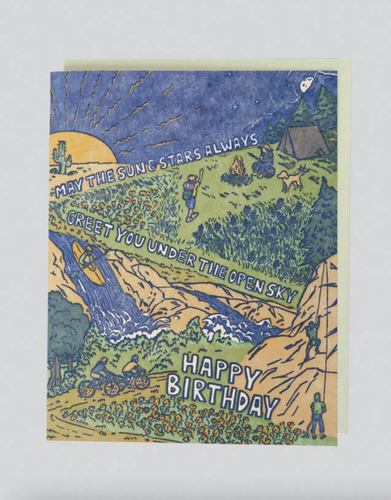 Folio Press & Paperie Adventure Birthday Card