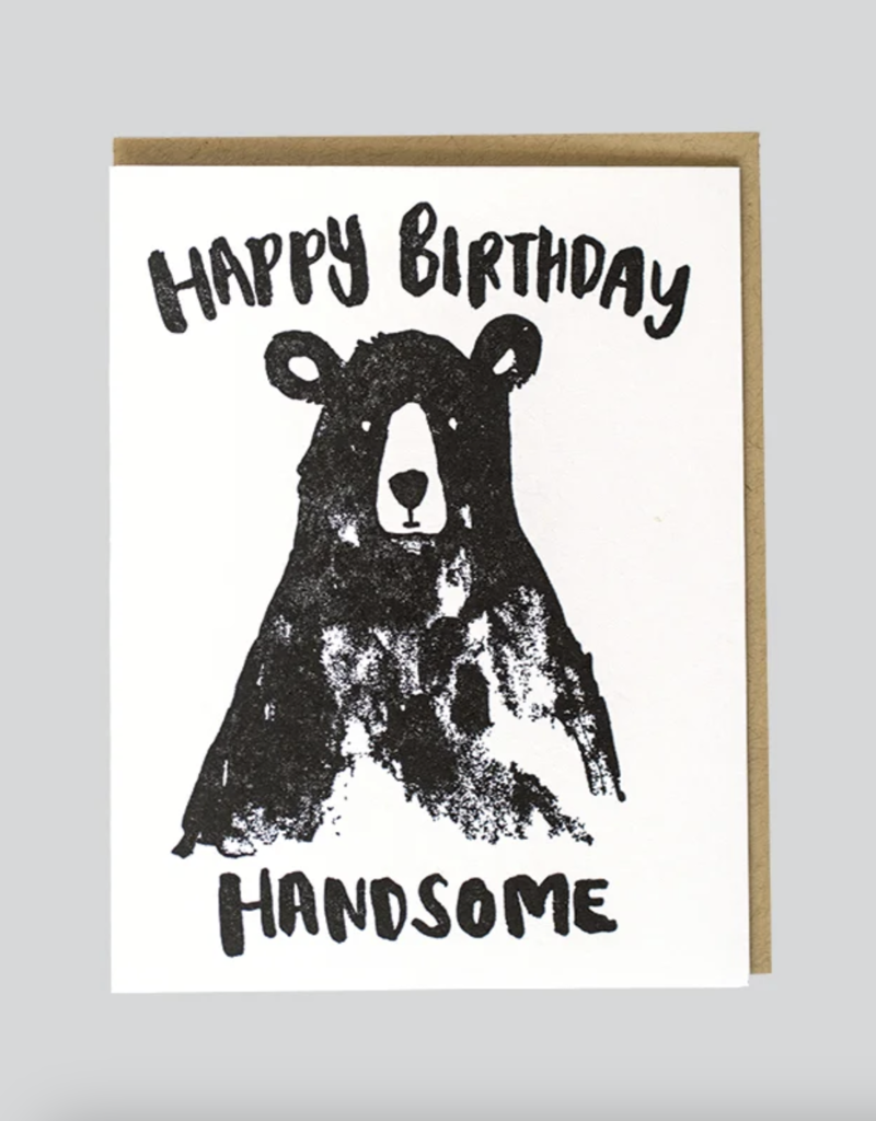 Folio Press & Paperie Handsome Bear Birthday Card