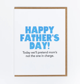 Lady Pilot Letterpress Not Mom Father's Day