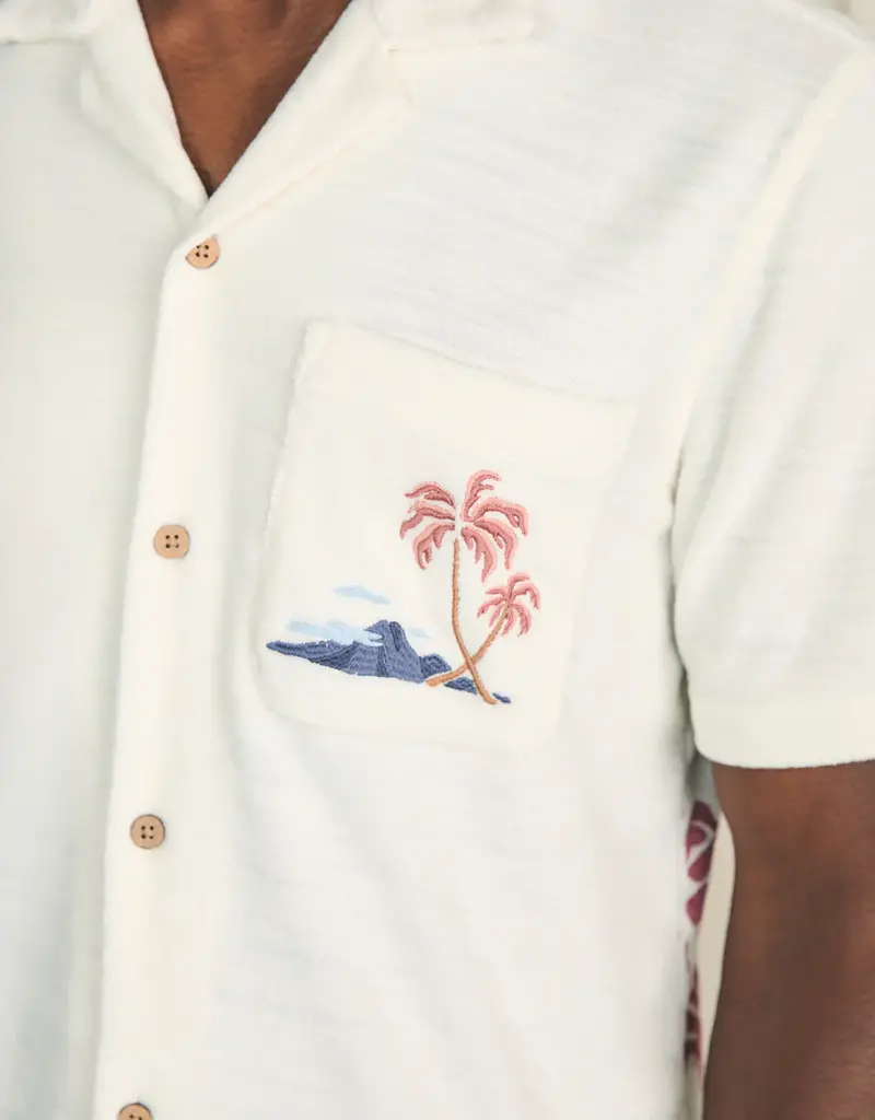 Faherty Cabana Towel Terry Shirt