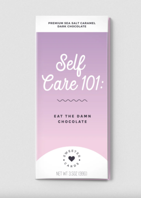 Sweeter Cards Self Care 101 Eat the Damn Chocolate